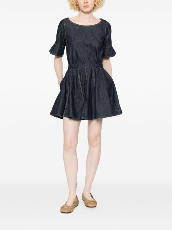 26SS 수잔 보머 미디 스커트 23422952 47 Blue - SUSANNE BOMMER