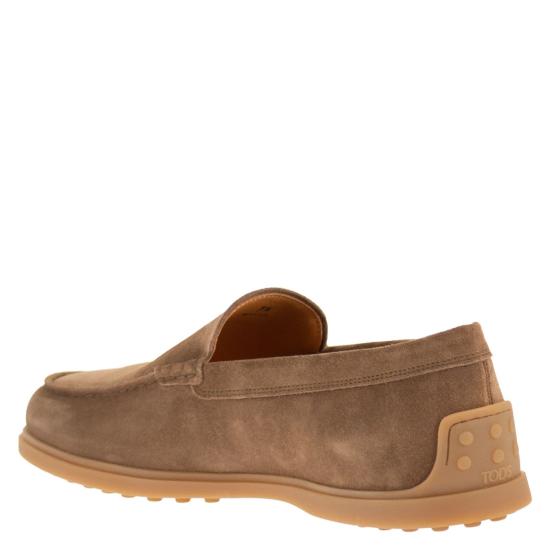 26SS 토즈 스웨이드 슬리퍼 로퍼 XXM78L0AJ30RE0 LIGHT BROWN - TODS