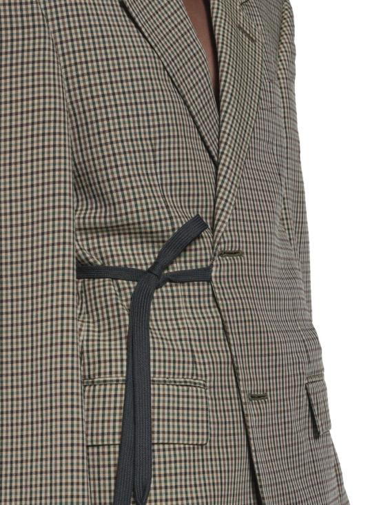 26SS 발렌시아가 랩 테일러드 재킷 857365 TTO382866 Kaki - BALENCIAGA