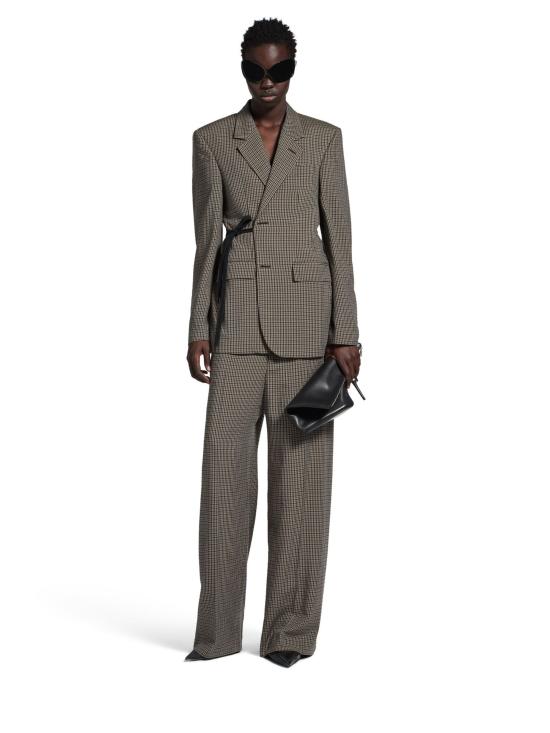 26SS 발렌시아가 랩 테일러드 재킷 857365 TTO382866 Kaki - BALENCIAGA