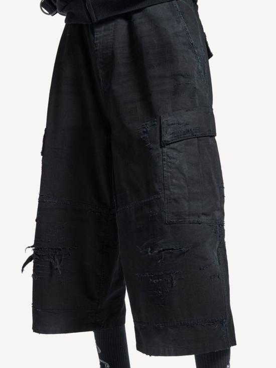 26SS 발렌시아가 숏팬츠 864354 TQP131000 Black - BALENCIAGA