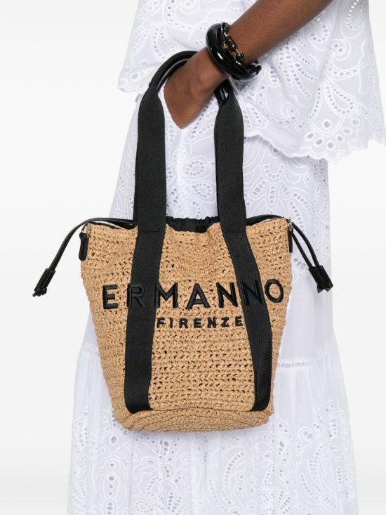 26SS 에르마노 피렌제 토트백 D48ES005 E2CMF634 Beige - ERMANNO FIRENZE