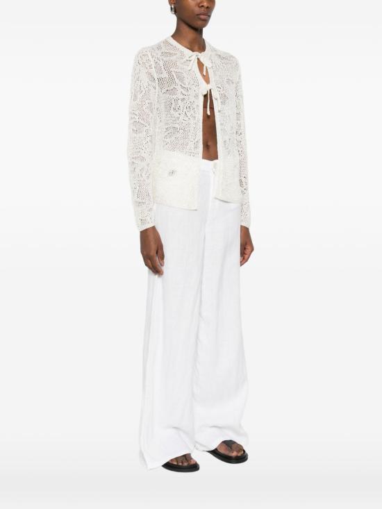 26SS 파비아나 필리피 가디건 MAD276F509 D8640150 White - FABIANA FILIPPI