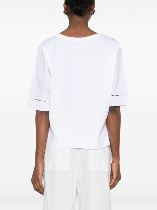 26SS 에르마노 피렌제 반팔 티셔츠 D48EL032 EE4MFA39 White - ERMANNO FIRENZE