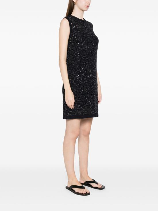 26SS 파비아나 필리피 시퀸 코튼 테이프 미니 드레스 ABD276F593 M120VR5 Blue - FABIANA FILIPPI