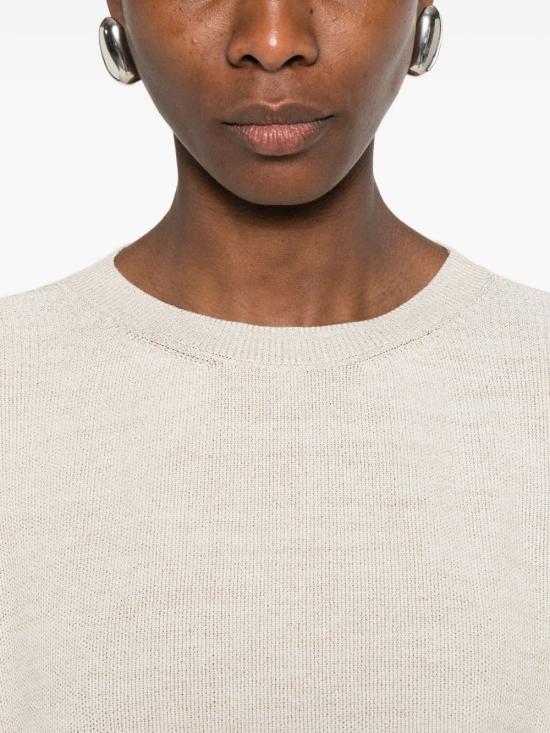 26SS 파비아나 필리피 반팔 티셔츠 MAD276F485 M2200145 White - FABIANA FILIPPI