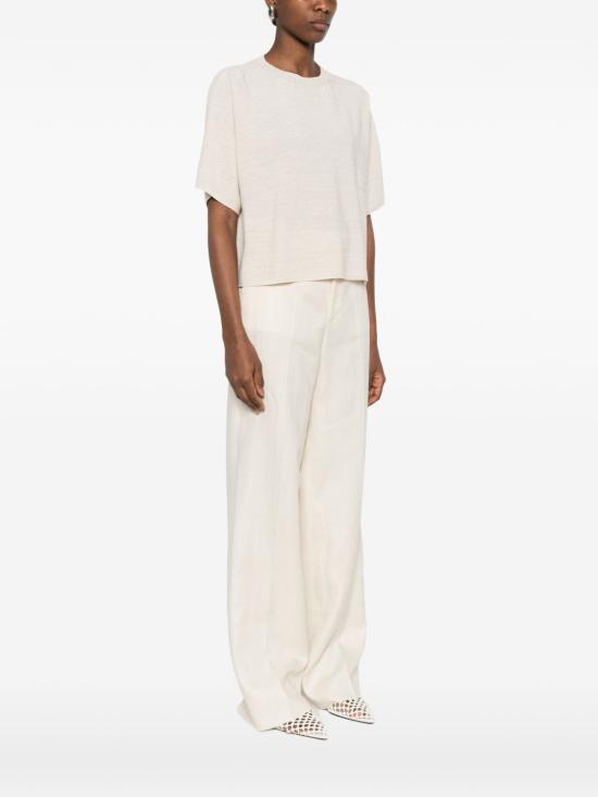 26SS 파비아나 필리피 반팔 티셔츠 MAD276F485 M2200145 White - FABIANA FILIPPI