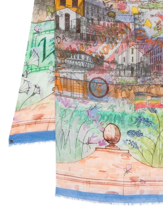 26SS 팔리에로 사르티 머플러/스카프 2068 1300 MultiColour - FALIERO SARTI