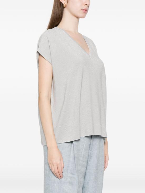 26SS 파비아나 필리피 민소매 티셔츠 MAD276F486 M2208200 Grey - FABIANA FILIPPI