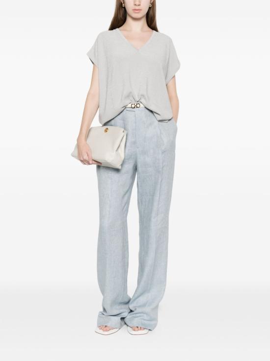 26SS 파비아나 필리피 민소매 티셔츠 MAD276F486 M2208200 Grey - FABIANA FILIPPI