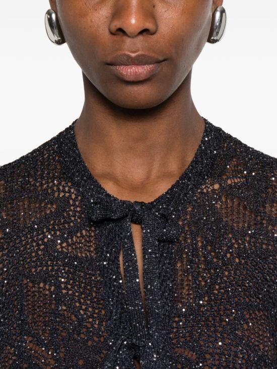 26SS 파비아나 필리피 가디건 MAD276F509 D8645146 Blue - FABIANA FILIPPI