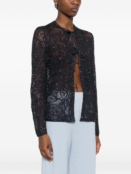 26SS 파비아나 필리피 가디건 MAD276F509 D8645146 Blue - FABIANA FILIPPI