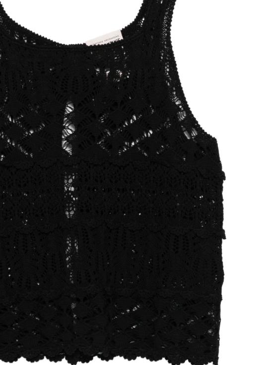 26SS 세미쿠튀르 민소매 티셔츠 S6SF01 Y69 0 Black - SEMI-COUTURE