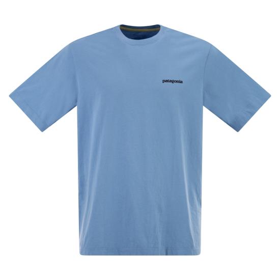 26SS 파타고니아 남성 P-6 로고 티셔츠 37882 LIGHT BLUE