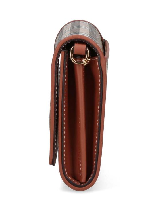26SS 버버리 체크 체인 스트랩 월렛 8109798 Brown - BURBERRY