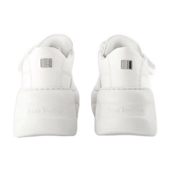  아크네 스튜디오 벨크로 스트랩 플랫폼 스니커즈 CD0001 DPO WHITE - ACNE STUDIOS