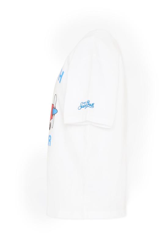 26SS [키즈] 세인트바쓰 티셔츠 DNV0001 01950L WHITE - MC2 SAINT BARTH