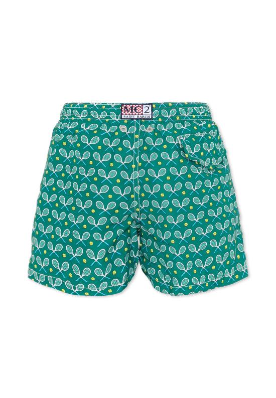 26SS [키즈] 세인트바쓰 스윔팬츠 JEA0004 02393L GREEN - MC2 SAINT BARTH