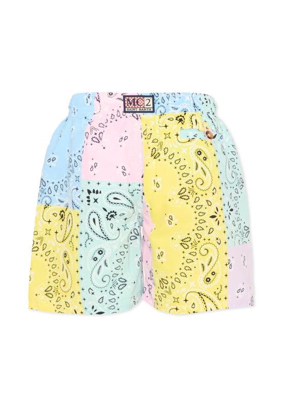 26SS [키즈] 세인트바쓰 스윔팬츠 CAP0003 03277L MULTICOLOR - MC2 SAINT BARTH