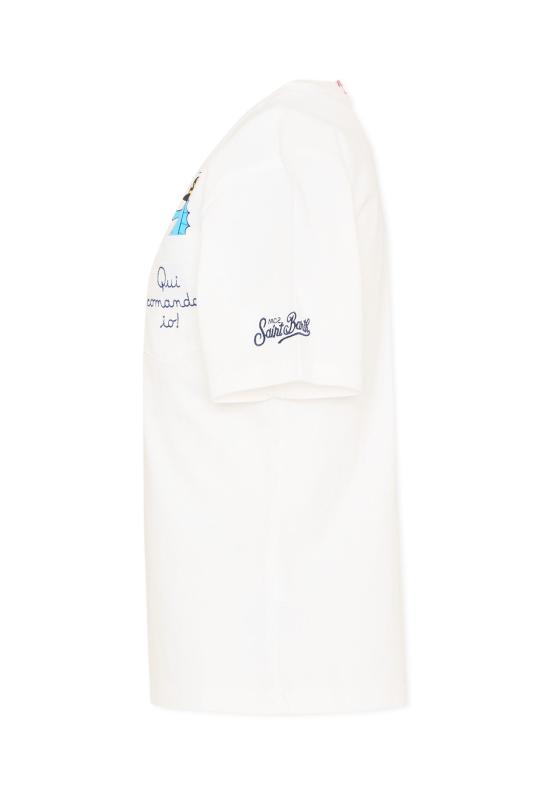 26SS [키즈] 세인트바쓰 티셔츠 EDD0001 02004L WHITE - MC2 SAINT BARTH