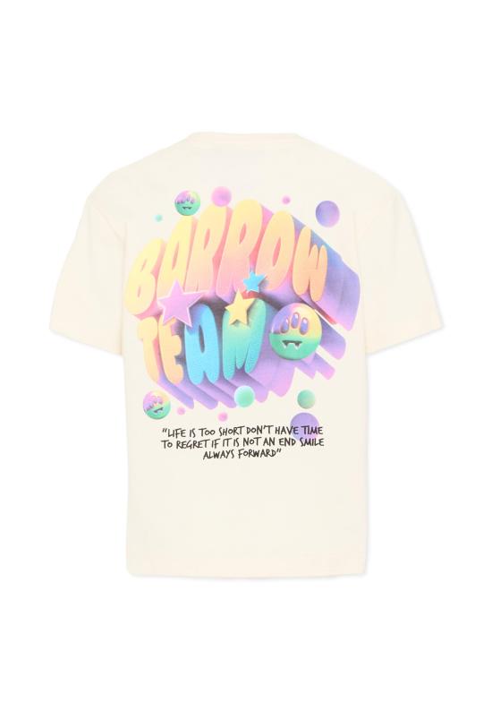 26SS [키즈] 바로우 티셔츠 S6BKJUTH061 013 IVORY - BARROW