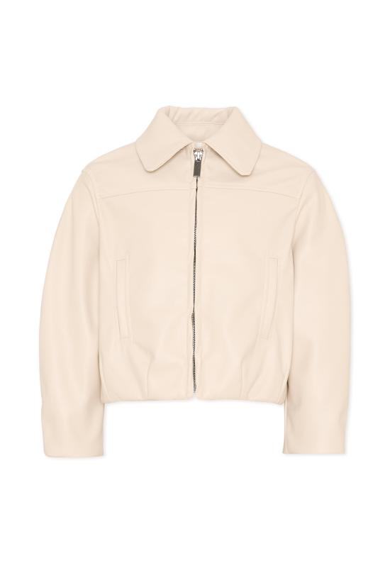 26SS [키즈] 필로소피 가죽 자켓 I1G101 7405 0002 BEIGE