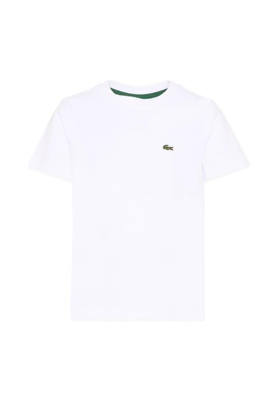 26SS [키즈] 라코스테 티셔츠 7025 W8L WHITE