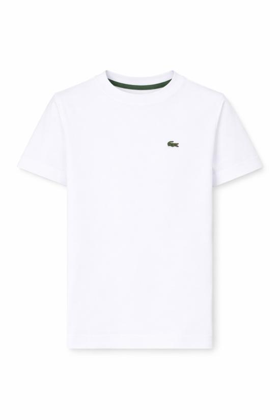 26SS [키즈] 라코스테 티셔츠 7025 W8L WHITE - LACOSTE