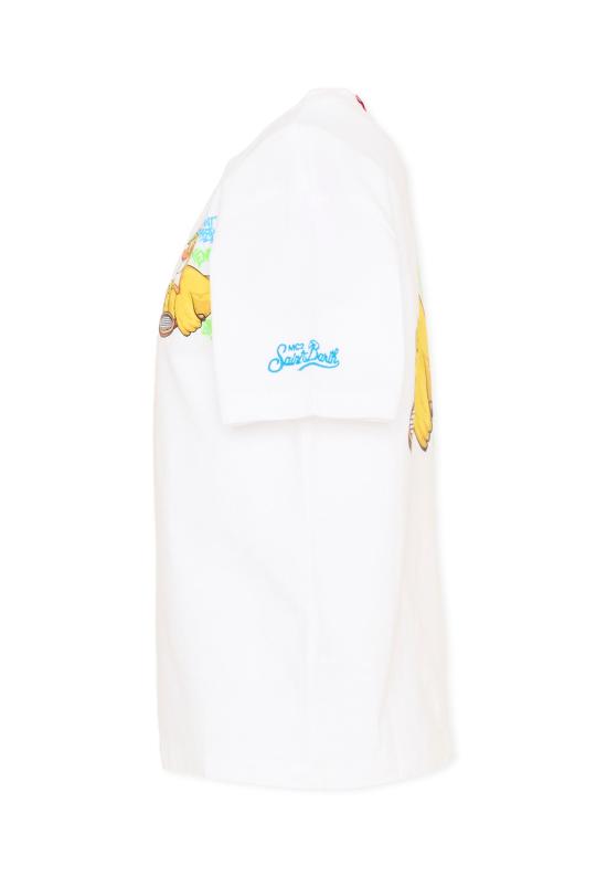 26SS [키즈] 세인트바쓰 티셔츠 PRL0001 03893L WHITE - MC2 SAINT BARTH