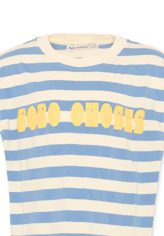 26SS [키즈] 보보쇼즈 티셔츠 B126AC140 BLUE - BOBO CHOSES