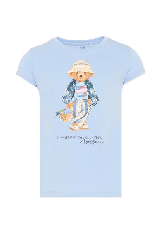 26SS [키즈] 랄프 로렌 티셔츠 A11759001 LIGHT BLUE