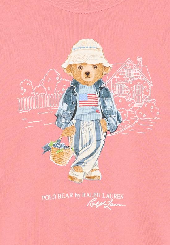 26SS [키즈] 랄프 로렌 트레이닝 상의 A11783001 PINK - RALPH LAUREN