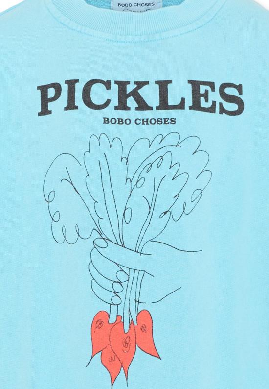 26SS [키즈] 보보쇼즈 트레이닝 상의 B126AC040 LIGHT BLUE - BOBO CHOSES