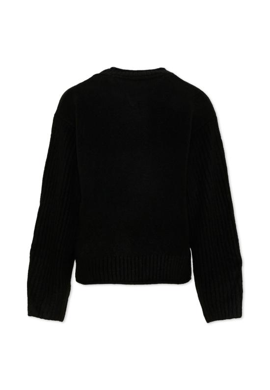 25FW [키즈] 타미힐피거 캐시미어 니트 KG0KG09335 HEV BLACK - TOMMY HILFIGER