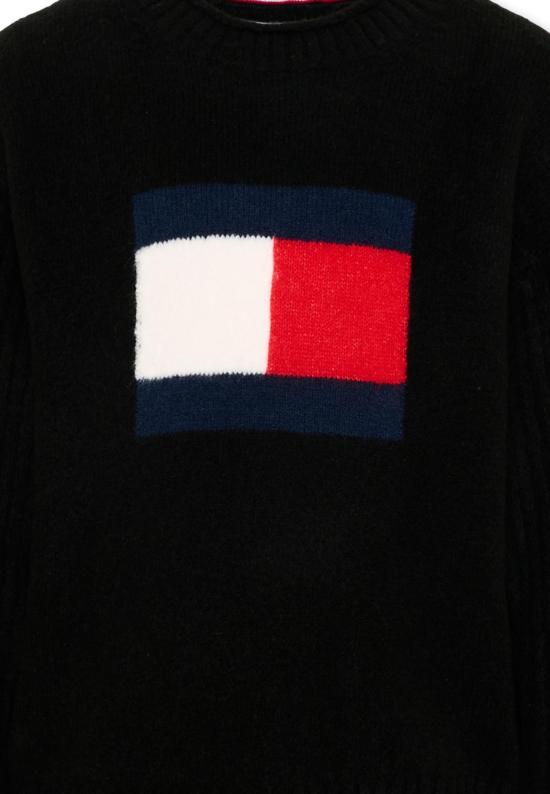25FW [키즈] 타미힐피거 캐시미어 니트 KG0KG09335 HEV BLACK - TOMMY HILFIGER