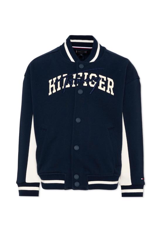 25FW [키즈] 타미힐피거 봄버 자켓 KB0KB09745 C1G BLUE