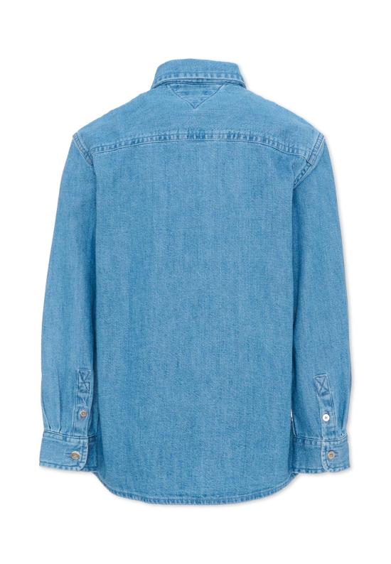 25FW [키즈] 타미힐피거 티셔츠 KB0KB09688 1A4 DENIM - TOMMY HILFIGER