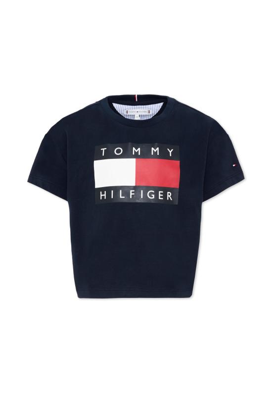 25FW [키즈] 타미힐피거 티셔츠 KG0KG09289 C1G BLUE