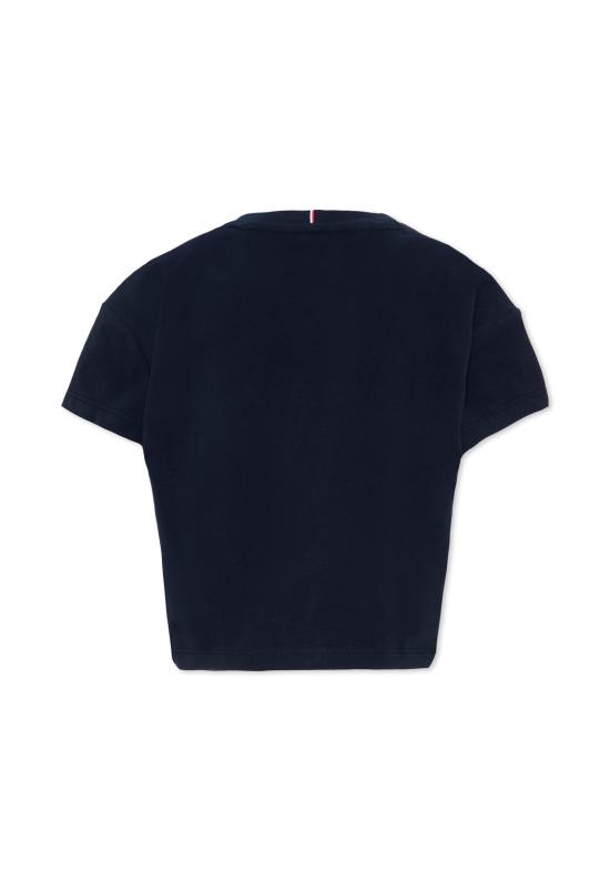 25FW [키즈] 타미힐피거 티셔츠 KG0KG09289 C1G BLUE - TOMMY HILFIGER