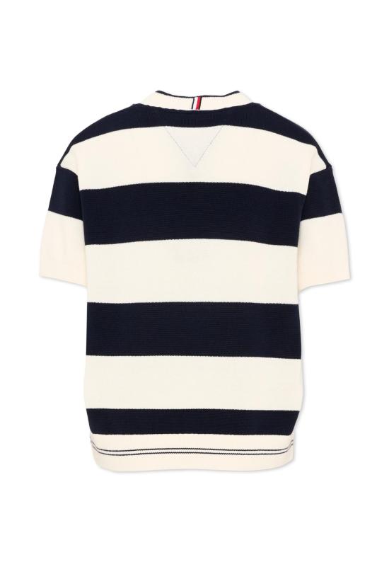 25FW [키즈] 타미힐피거 니트 베스트 KB0KB09809 C1G BLUE - TOMMY HILFIGER