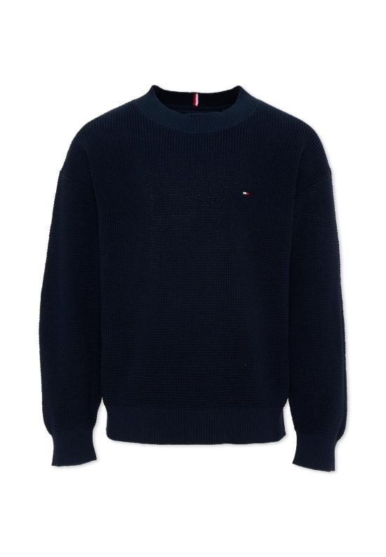 25FW [키즈] 타미힐피거 캐시미어 니트 KB0KB09756 C1G BLUE