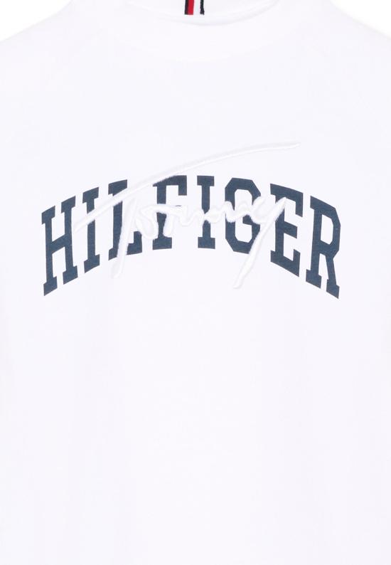 25FW [키즈] 타미힐피거 티셔츠 KB0KB09726 YBR WHITE - TOMMY HILFIGER