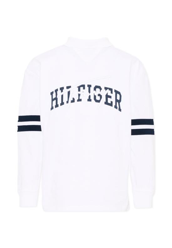 25FW [키즈] 타미힐피거 폴로 셔츠 KB0KB09712 YBR WHITE - TOMMY HILFIGER