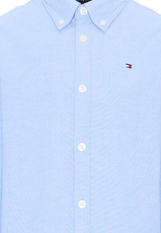 25FW [키즈] 타미힐피거 셔츠 KB0KB06964 C1S LIGHT BLUE - TOMMY HILFIGER