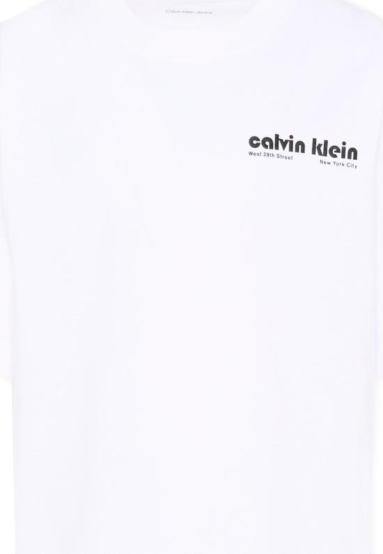 25FW [키즈] 캘빈클라인 티셔츠 IB0IB02543 YAF WHITE - CALVIN KLEIN