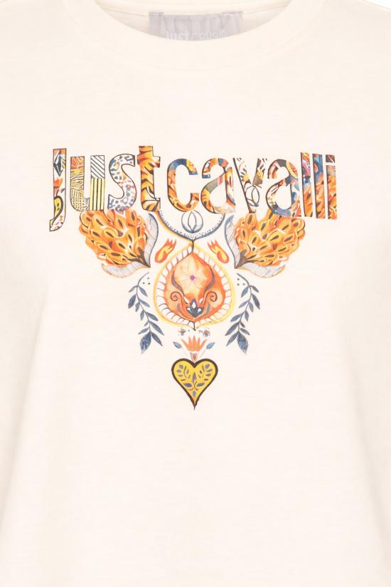 26SS [키즈] 저스트까발리 티셔츠 JGP26114TS PRISTINE IVORY - JUST CAVALLI
