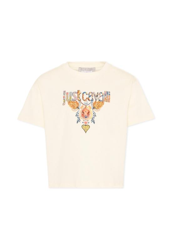 26SS [키즈] Just cavalli kids 티셔츠 JGP26114TS PRISTINE WHITE