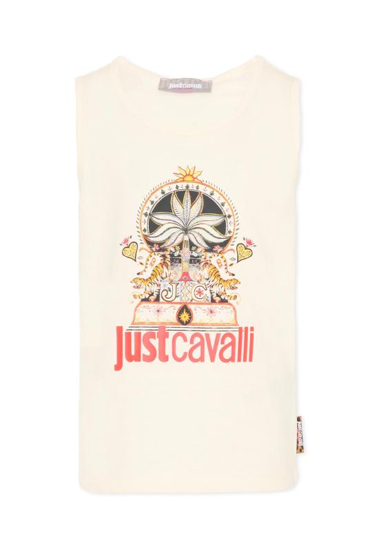 26SS [키즈] Just cavalli kids 티셔츠 JGP26124CN PRISTINE WHITE