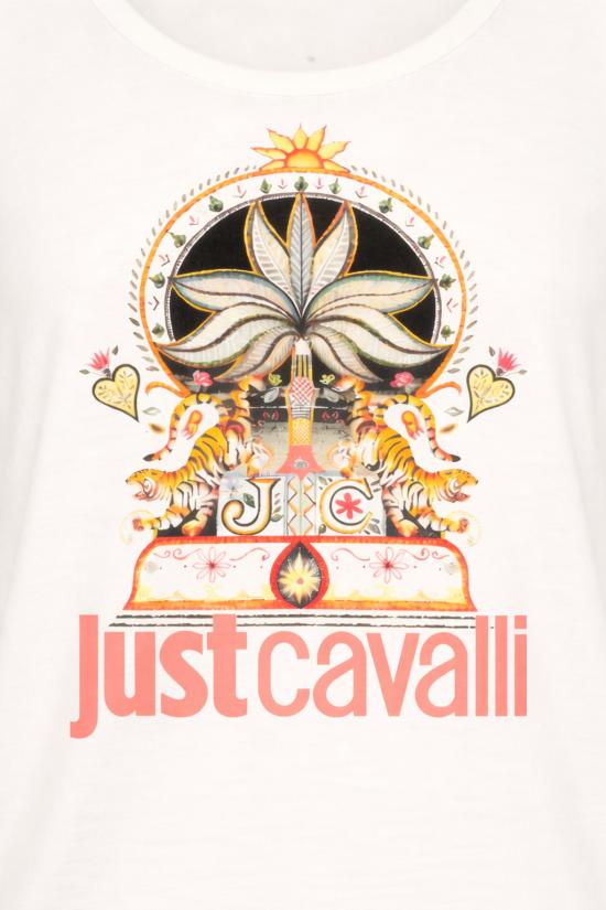 26SS [키즈] Just cavalli kids 티셔츠 JGP26124CN PRISTINE WHITE - JUST CAVALLI