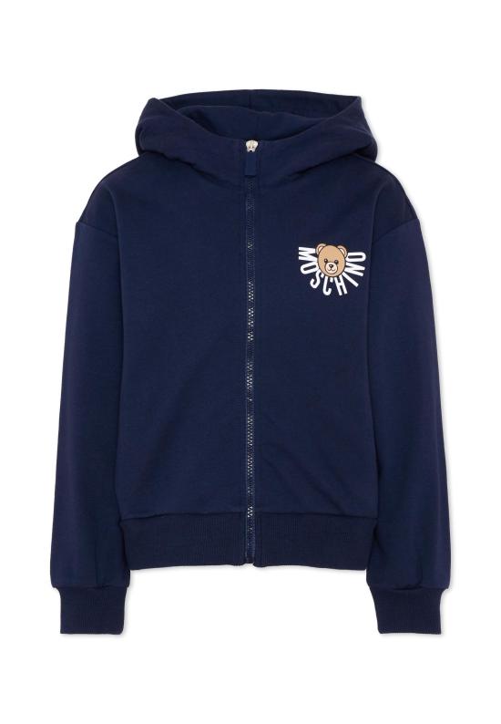 25FW [키즈] 모스키노 트레이닝 상의 HUF09E LCA40 40016 BLUE